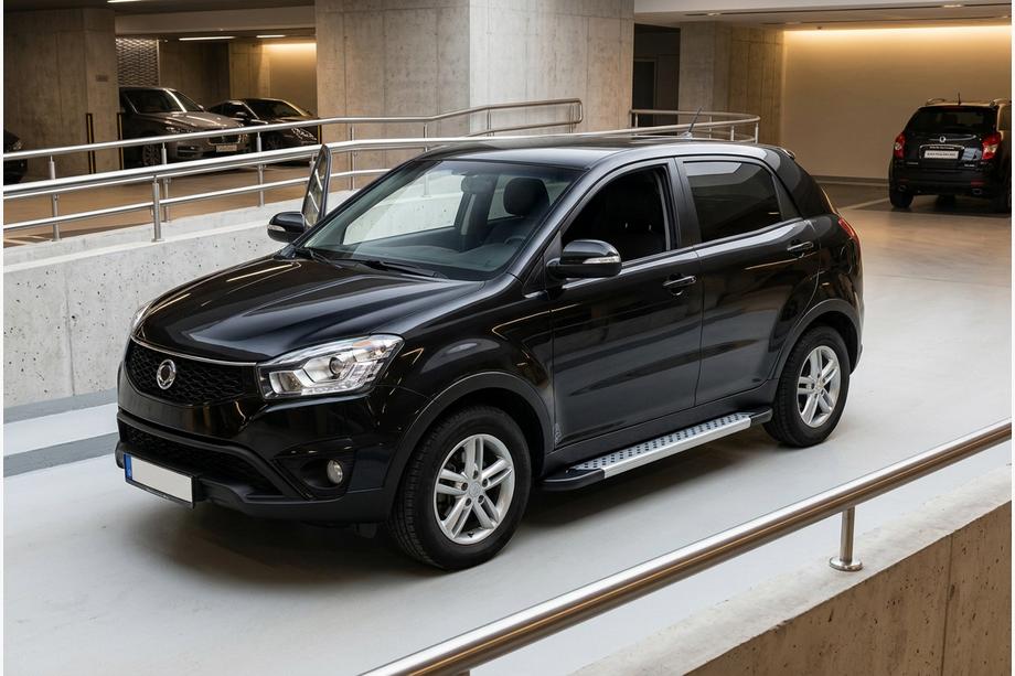 SsangYong Korando 2010–2019 Bočne stopnice New Vision Grey (2 kos, aluminij) Image