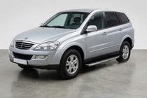 SsangYong Kyron 2005–2014 Bočni pragovi BlackLine (2 kos, aluminij) fotografija 1