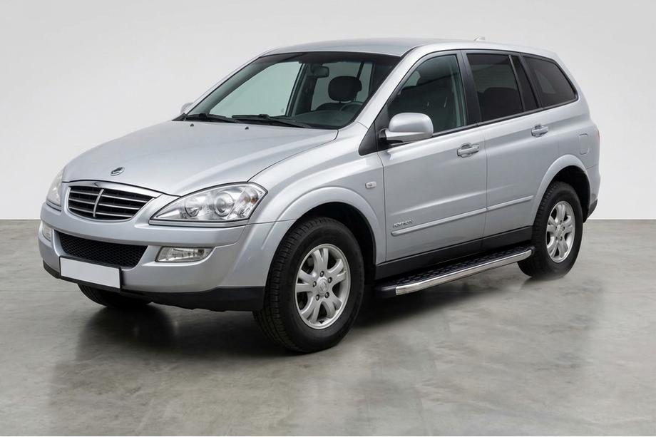 SsangYong Kyron 2005–2014 Bočni pragovi BlackLine (2 kos, aluminij) Image