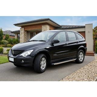 Stranske stopnice BlackLine (2 kos, aluminij) SsangYong Action 2005–2018 fotografija 1