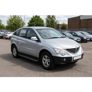 Stranski pragovi Tayga Black (2 kosa, aluminij) SsangYong Action 2005–2018 fotografija 1
