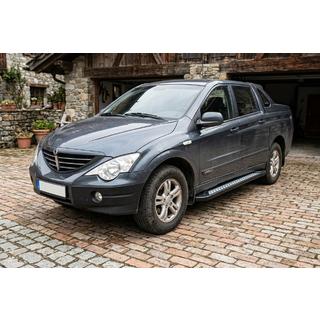 Stranske stopnice New Vision Black (2 kosa, aluminij) SsangYong Action 2005–2018 fotografija 1