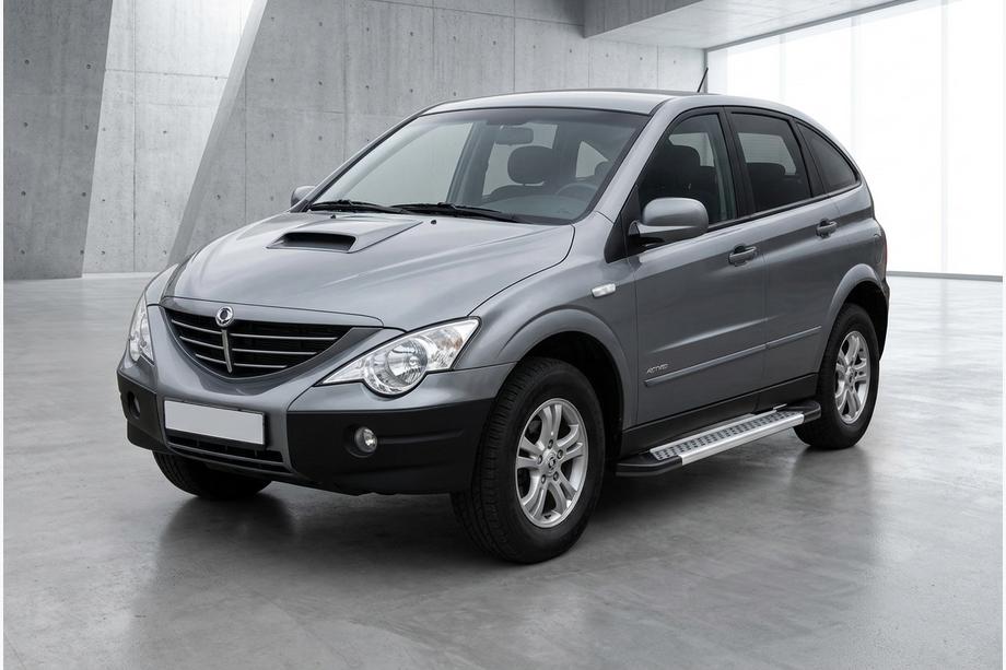 SsangYong Action 2005–2018 Bočne stopnice New Vision Grey (2 kos, aluminij) Image