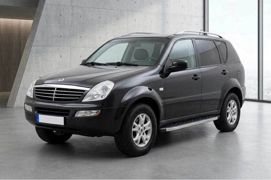 SsangYong Rexton I 2001–2017 Stranske stopnice BlackLine (2 kos, aluminij) 2012-2017 Image
