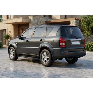 Stranski pragovi Tayga Black (2 kos, aluminij) SsangYong Rexton I 2001–2017 fotografija 1