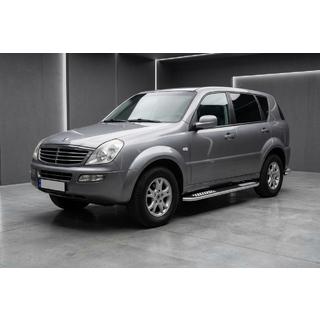 Stranske stopnice Tayga V2 (2 kos, aluminij) SsangYong Rexton I 2001–2017 fotografija 1