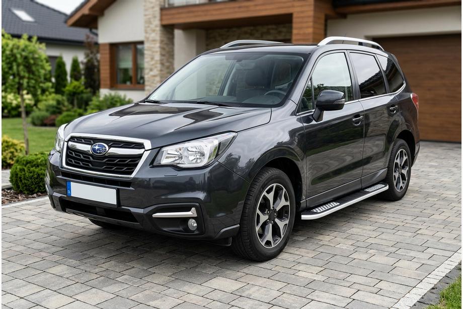 Subaru Forester 2013–2018 Bočne stopnice Tayga V2 (2 kosa, aluminij) Image