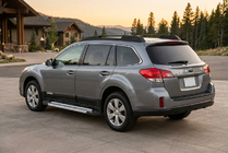 Subaru Outback 2009–2014 Bočne stopnice New Vision Grey (2 kos, aluminij) fotografija 1