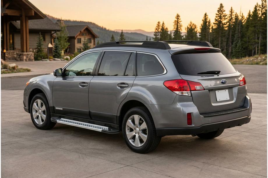 Subaru Outback 2009–2014 Bočne stopnice New Vision Grey (2 kos, aluminij) Image