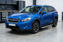 Subaru XV 2011–2017 Stranske stopnice BlackLine (2 kos, aluminij) fotografija 1