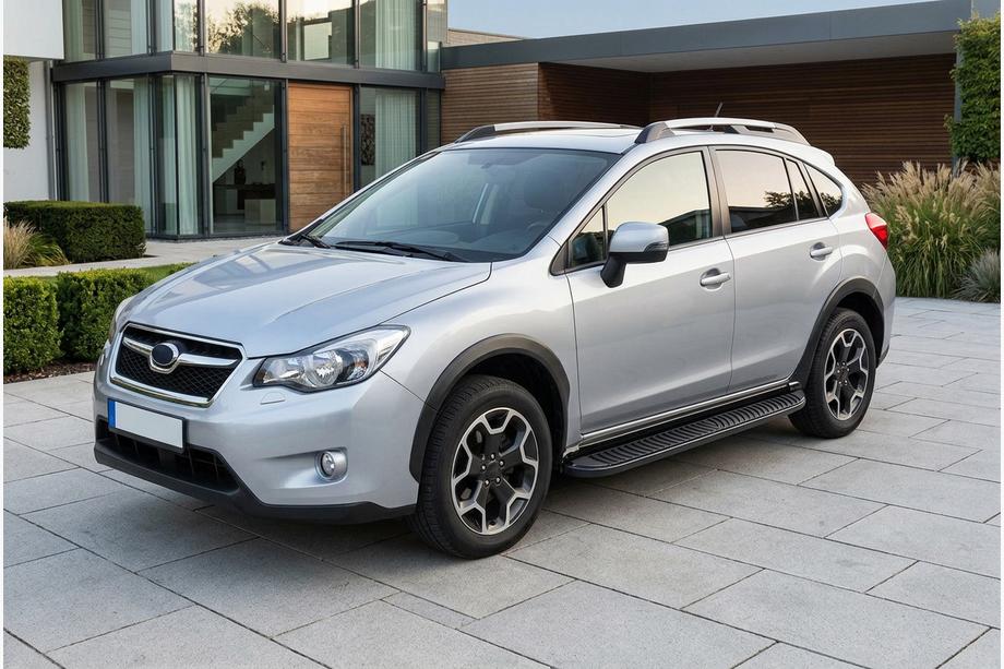 Subaru XV 2011–2017 Stranski pragovi Tayga Black (2 kosa, aluminij) Image
