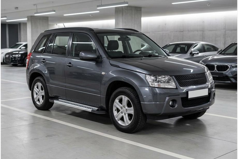 Suzuki Grand Vitara 2005–2017 Bočne stopnice New Vision Grey (2 kos, aluminij) Image