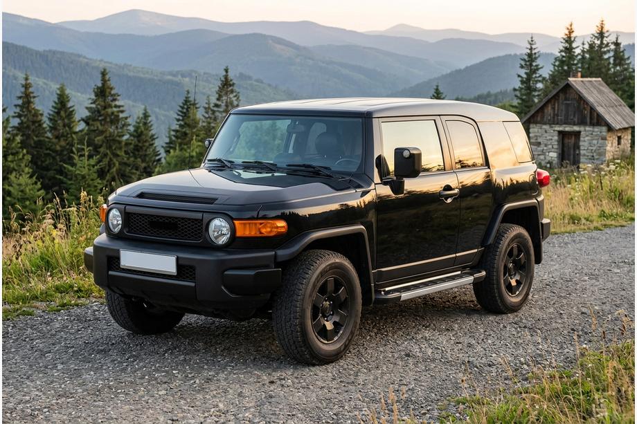 Toyota FJ Cruiser 2006–2022 Stranske stopnice RedLine V1 (2 kosa, aluminij) Image