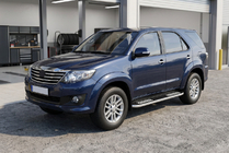 Toyota Fortuner 2006–2015 Stranske stopnice Tayga V2 (2 kosa, aluminij) fotografija 1
