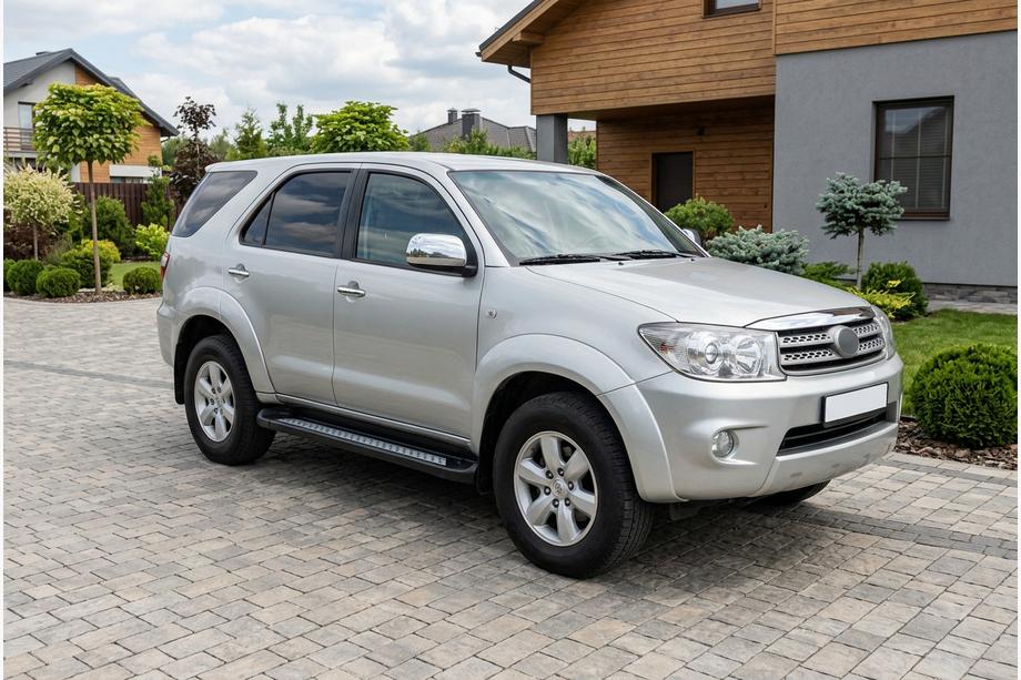 Toyota Fortuner 2006–2015 Stranske stopnice New Vision Black (2 kos, aluminij) Image