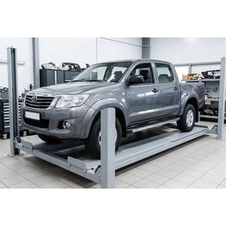 Stranske stopnice BlackLine (2 kos, aluminij) Toyota Hilux 2006–2015 fotografija 1