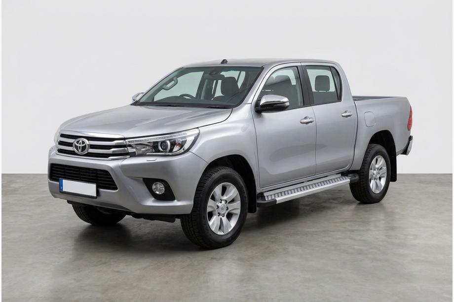 Toyota Hilux 2015– Bočne stopnice New Vision Grey (2 kos, aluminij) Fotografija 1