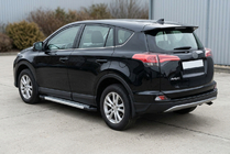 Toyota Rav 4 2013–2018 Bočne stopnice New Vision Grey (2 kos, aluminij) fotografija 1