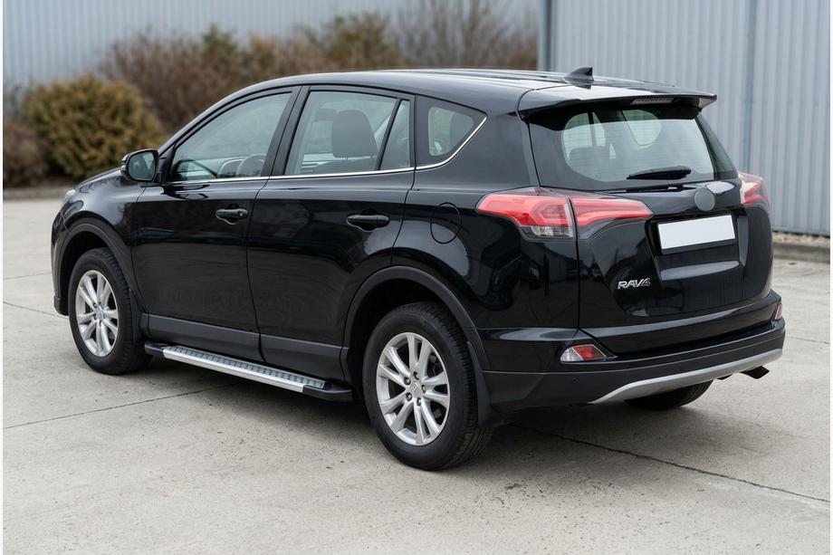 Toyota Rav 4 2013–2018 Bočne stopnice New Vision Grey (2 kos, aluminij) Image