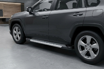 Toyota Rav 4 2019–2025 Bočne stopnice New Vision Grey (2 kos, aluminij) fotografija 1