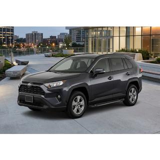 Stranske stopnice RedLine Black (2 kosa, aluminij) Toyota Rav 4 2019–2025 fotografija 1