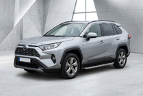 Toyota Rav 4 2019–2025 Stranske stopnice BlackLine (2 kos, aluminij) fotografija 1