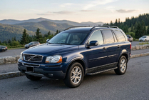 Volvo XC90 2002–2014 Stranski pragovi Tayga Black (2 kosa, aluminij) fotografija 1