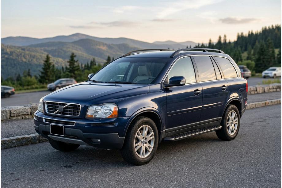 Volvo XC90 2002–2014 Stranski pragovi Tayga Black (2 kosa, aluminij) Image