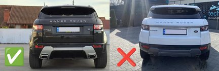 Range Rover Evoque 2012–2018 Blatne zavesice Premium Dynamic (4 kosi) fotografija 2