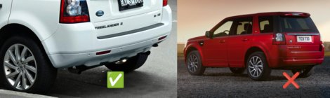 Land Rover Freelander II 2006–2014 Blatne zavesice Premium (4 kos) fotografija 3
