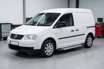Volkswagen Caddy 2004–2010 Bočne stopnice New Vision Grey (2 kos, aluminij) Maxi medosje fotografija 1