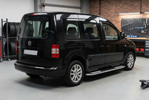 Volkswagen Caddy 2004–2010 Bočne stopnice Tayga V2 (2 kosa, aluminij) Standardna baza fotografija 1