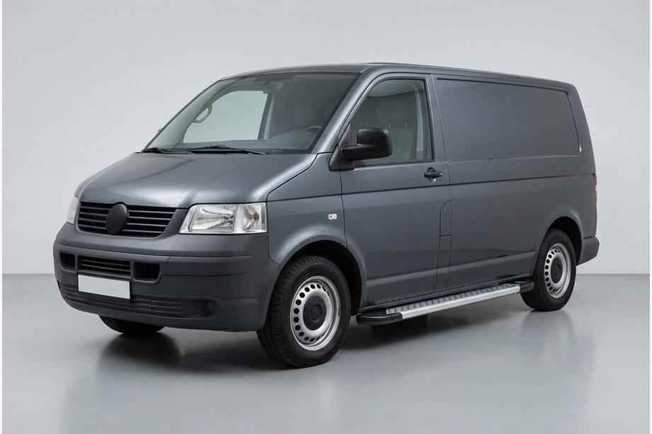 Volkswagen T5 Transporter 2003–2010 Bočne stopnice New Vision Grey (2 kos, aluminij) Dolga medosna razdalja Image