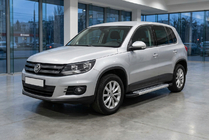 Volkswagen Tiguan 2007–2016 Bočne stopnice New Vision Grey (2 kos, aluminij) fotografija 1