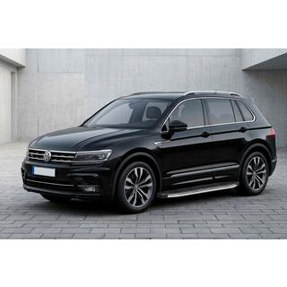 Stranske stopnice BlackLine (2 kos, aluminij) Volkswagen Tiguan 2016–2023 fotografija 1