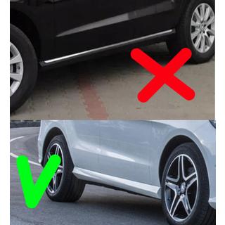 Sprednje blatne zavesice za ML/GLE W166 brez stranskih stopnic (AMG pragovi) fotografija 2