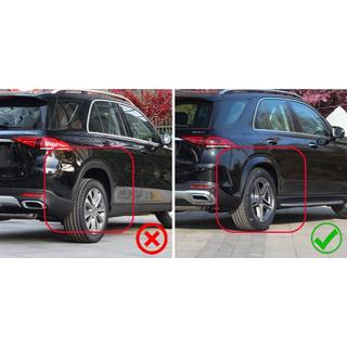 Premium blatniki (barvani razširitveni dodatki blatnikov, model s stranskimi stopnicami, 4 kosi) fotografija 4
