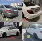 Mercedes razred C W204 2007–2015 Blatne lopatice Premium 2007-2011 (4 kos) fotografija 2