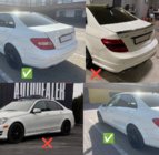 Mercedes razred C W204 2007–2015 Originalne blatne zavesice Premium 2011-2014 (4 kosi) fotografija 3