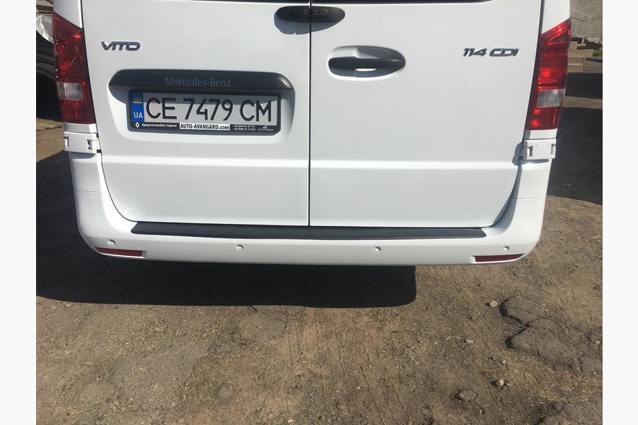 Mercedes Vito/V-razred W447 2014– Zaščitna letev zadnjega odbijača DDU (ABS) Fotografija 5