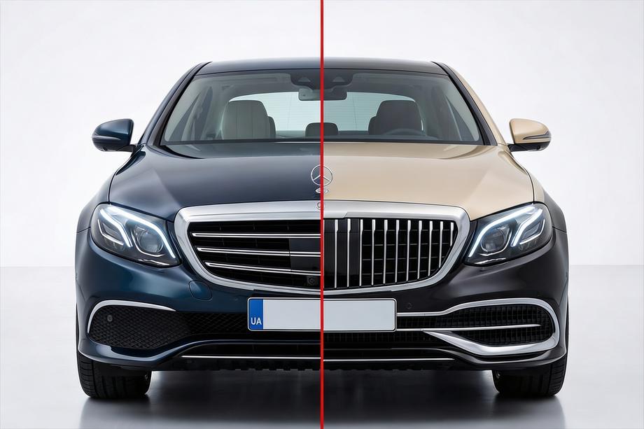 Mercedes Razred E W213 2016–2023 Maybach body kit (za 2016-2020) Fotografija 1