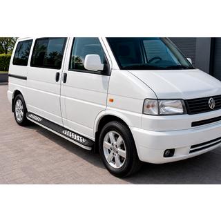 Bočne stopnice Tayga V2 (2 kosa, aluminij) Volkswagen T4 Caravelle/Multivan 1990–2003 fotografija 1
