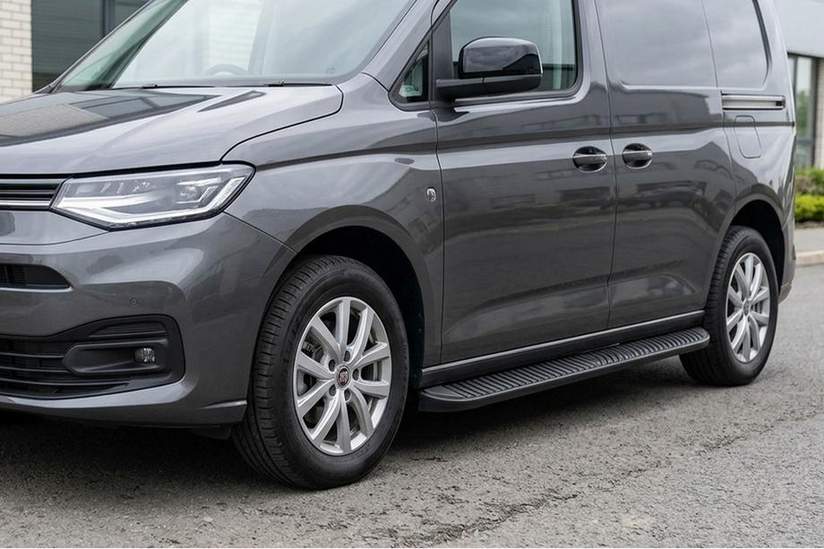 Peugeot Partner/Rifter 2019– Stranski pragovi Tayga Black (2 kosa, aluminij) Image