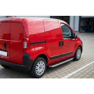 Stranske stopnice BlackLine (2 kos, aluminij) Peugeot Bipper 2008–2017 fotografija 1