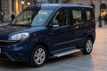 Opel Combo 2012–2018 Bočne stopnice New Vision Grey (2 kos, aluminij) fotografija 1