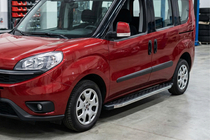 Opel Combo 2012–2018 Stranske stopnice BlackLine (2 kos, aluminij) fotografija 1