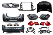 Mercedes GL/GLS razred X166 2012–2019 Facelift komplet za predelavo iz GL v GLS63 AMG (V2, nekateri originalni deli) fotografija 1