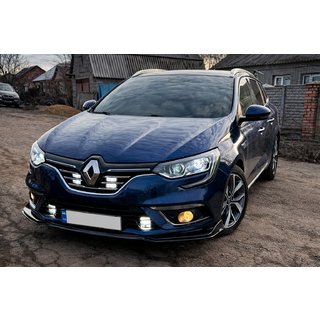 Dodatek sprednjega odbijača – lip (črn) Renault Megane IV 2016–2025 fotografija 1