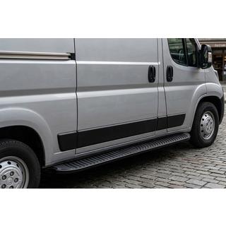 Stranski pragovi Tayga Black (2 kosa, aluminij) fotografija 1