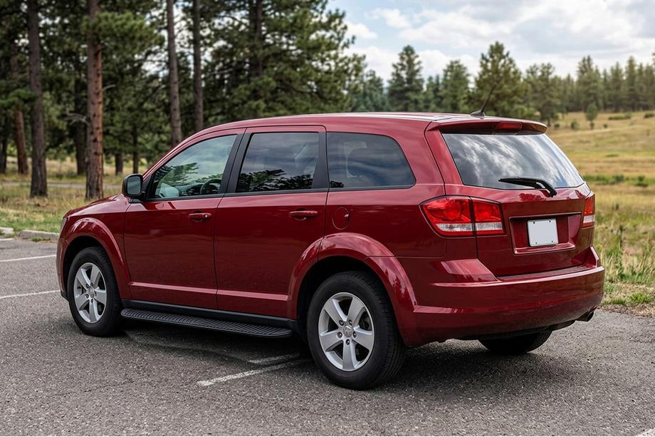 Dodge Journey 2008–2020 Stranski pragovi Tayga Black (2 kosa, aluminij) Image